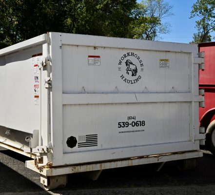 Workhorse Hauling | Roll Off Dumpster White | Ohio | Dumpster Services